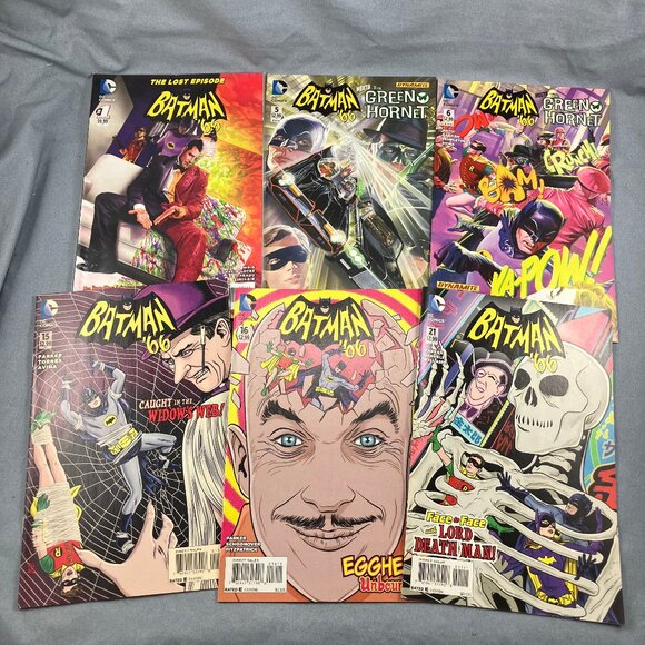Batman '66 DC Comic Book Lot of 6 Asst Issues 2014+ Lost Episode Green Hornet - Picture 1 of 3